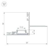 Архитектурный алюминиевый профиль KLUS PAK-EDGE-2000 ANOD 021721