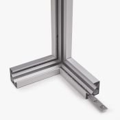 алюминиевый профиль KLUS PDS45-KUB-2000 ANOD 021646