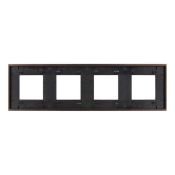 Рамка металлическая 4 поста IEK SKANDY SK-M42-M-K30 SK-F34Br шоколад