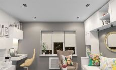 Встраиваемый светильник без лампы DENKIRS RODVIG DK3072-BK+WH 2xGU10/GU5.3 черный/белый прямоугольный