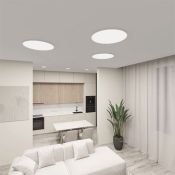 Накладной светильник  18W Белый -MIX DENKIRS THIN DK6520-WH 230V круглый белый
