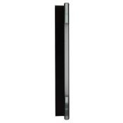 Рамка стеклянная 4 поста IEK BRITE BR-M42-G-31-K02 РУ-4-2-Бр черный матовый
