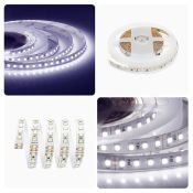 Светодиодная лента Белый 3528 24V  10W/m 120Led/метр 00-332 Стандарт 8мм