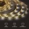 Светодиодная лента  Белый теплый 5050 12V  7.2W/m 30Led/метр герм (силикон) 00-40 Стандарт IP65