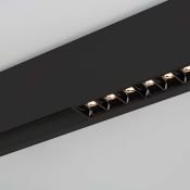 Магнитный трековый светильник  6W Белый теплый MAG-LASER-45-L160 15deg  24V на магнитный шинопровод черный 026935