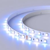 Светодиодная лента RGBW 24V 14.4W/m RT-B60-10mm  RGB- Белый дневной 2x (5060, 300LED) 018326(2)