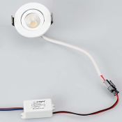 Круглый светильник   5W Белый дневной 020755  LTM-R50WH 25deg 220V IP20 встраиваемый белый