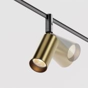 Трековый светильник 15W Белый теплый TR201-1-15W3K-M-BBS Фокус/Focus Led Flexity 3000К латунь