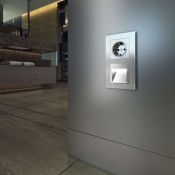 Встраиваемый светильник    1W Белый дневной WL06-BL-02-LED 220V IP20 квадратный / W1154206 серебряный