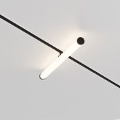 Трековый светильник 25W Белый дневной Ларк/LARC Exility 360deg TR086-2-25W4K-B на магнитный шинопровод черный
