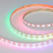 Светодиодная лента  5V  12W/m 037855 SPI-B60-10mm 5V RGB-PX1-BPT