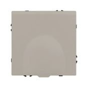 Штепсельная розетка встраиваемая Arlight SCT-NOBE-MCP-SFPL-CA 16А 059440 с/з с крышкой кашемир IP44