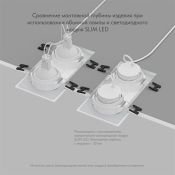 Встраиваемый светильник без лампы DENKIRS PORT DK3112-WH 2xGU5.3 белы прямоугольный IP65