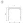 Профиль-держатель WPH-FLEX-2020-1000 ANOD 062627