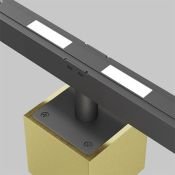 Трековый светильник  7W Белый-MIX Альфа/Alfa S Exility 50deg TR133-4-7W-DS-BS на шинопровод латунь