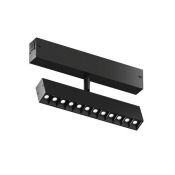 Трековый светильник однофазный   9W Белый-MIX SMART GRILL DK8006-BK IP20 на шинопровод управляемый черный