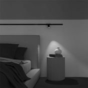 Трековый светильник 12W Белый теплый Фокус / Focus Led Radity TR103-1-12W3K-M-B на магнитный шинопровод черный