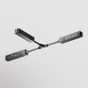 Коннектор питания Т-образный Gravity TRA004CWT-22B чёрный