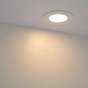 Встраиваемый светильник-панель   4W Белый дневной  020103  DL-85M-4W 220V IP40 круглый белый