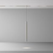 Трековый подвесной светильник 5W Белый дневной TR156-1-5W4K-PT Фокус / Focus Led Flarity IP20 платина
