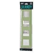 Рамка пластик 4 поста IEK SKANDY SK-M42-K06 SK-F04M мятный