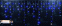гирлянда БАХРОМА  9W  Сине-белый, RL-i3*0.9F-T/BW,  прозрачный провод 3x0.9 м., соединяемая, 220V, 144 Led, IP54, мерцание