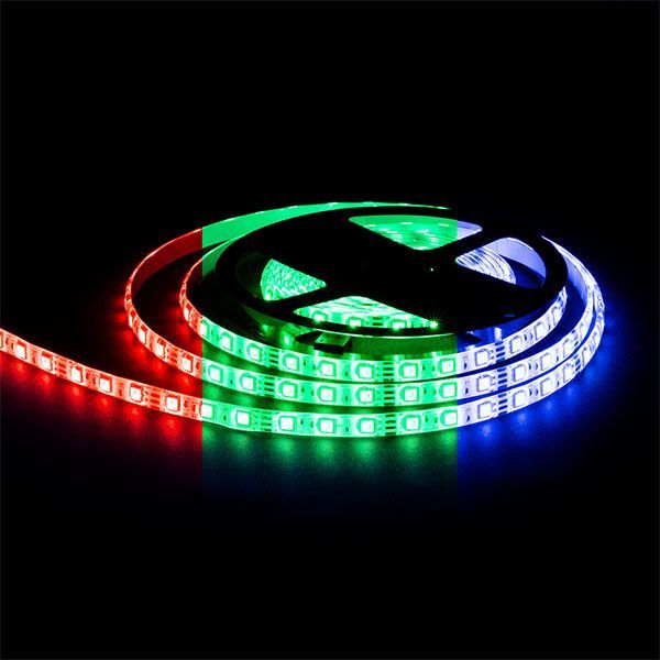 Светодиодная лента RGB 5050 12V 14.4W/m 60Led/метр герм (силикон) LSE-276 Эконом IP65