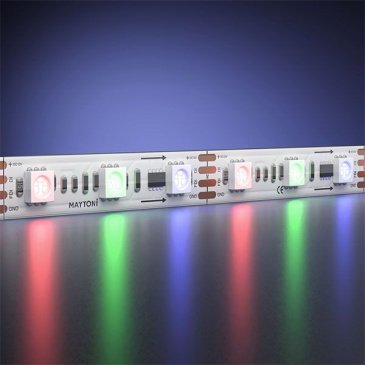 Светодиодная лента 12V 14.4W/m 201245 SPI Ultra (5060, 300 LED, 5m) герм (полная силиконовая экструзия) Ultra IP68