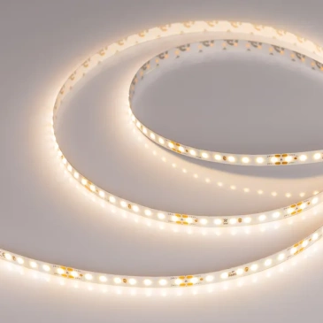 Светодиодная лента Белый теплый COB 24V 11W/m 128Led/метр 040235 DOT-X128-8mm 3000K