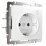 Штепсельная розетка встраиваемая WERKEL 16A 250V W1171601 с WIFI с/з с защитными шторками белый