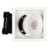 Встраиваемый светильник   9W Белый дневной 028148 CL-SIMPLE-S80x80-9W 45deg 220V IP20 поворотный квадратный белый