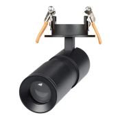 Встраиваемый светильник  12W Белый теплый 062274  LGD-ARTEMIS-BUILT-FLAP-R55 8-80deg 220V поворотно-откидной цилиндр черный