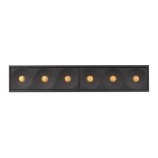 Магнитный трековый светильник  6W Белый дневной MAG-DARK-45-L200 20deg 24V на магнитный шинопровод черный 034028