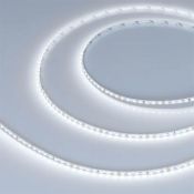 Светодиодная лента Белый 2216 24V  5W/m 168Led/метр 046729 MICROLED-M168-4mm 6000K  LUX