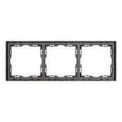 Рамка пластик 3 поста Arlight FRM-NOBE-SFPL-3-GR 054222 серый