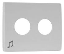 LOGUS Лицевая панель для акустической розетки, алюминиевый 90701 TAL