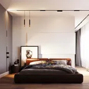 Магнитный трековый светильник  6W Белый дневной MAG-FLAT-25-L200 100deg  24V на магнитный шинопровод черный 046331 DALI