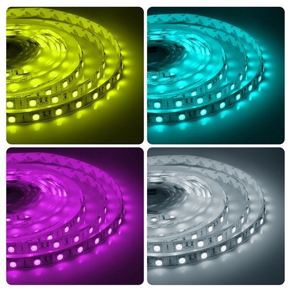 Светодиодная лента RGB 5050 12V  7.2W/m 30Led/метр 217BL IP20 3м блистер Светодиодная лента RGB 5050 12V  7.2W/m 30Led/метр 217BL IP20 3м блистер