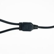 Разветвитель для гирлянд ALEDUS SP-2Lines-B 1-2, 2Pin, черный