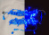 гирлянда НИТЬ Синий RL-S10C-220V-C2Bu/B, синий провод 10 м., соединяемая, 220V, 100 Led, IP65, статика