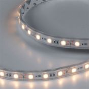 Светодиодная лента Белый теплый 5050 12V 14.4W/m 60Led/метр герм (трубка) 00-00014783 SWG560-12-14.4-WW-66-M IP66
