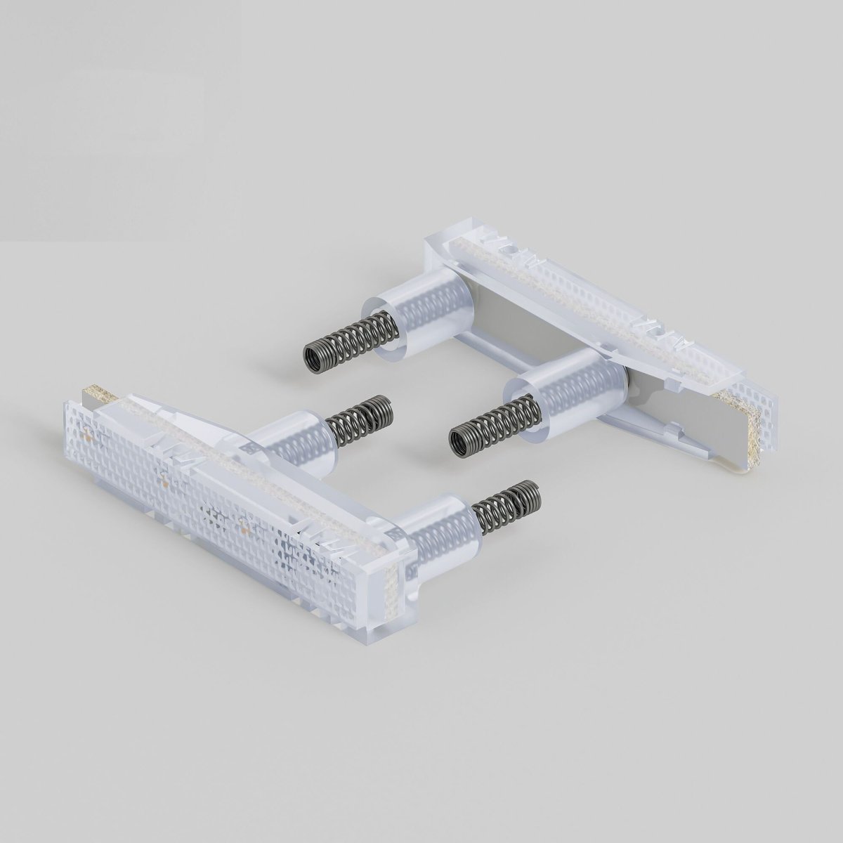 Блок LED подсветки для выключателя W8010102/a069707 голубой (2 шт)