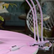 Фитосветильник  18W UL-00008904 ULT-P33-18W-SPLE-TM-60 IP40 WHITE TRIPLE на прищепке с таймером IP40