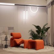 Магнитный трековый светильник  7W Белый дневной MAG-FLEX-TUBE-HANG-L500 360deg 48V белый 034042