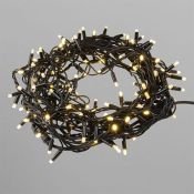 гирлянда НИТЬ  4.5W Белый теплый UL-00013333 ULD-F90PRO S10M-100-TBK WW, черный провод 10 м. 220V, 100 Led, IP67, с мерцанием без вилки