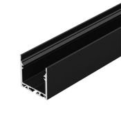 алюминиевый профиль S-LUX SL-LINE-3535-3000 BLACK (BY) 061363