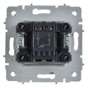 Выключатель встраиваемый одноклавишный самовозвратный IEK BRITE BR-V14-0-10-K91 ВС10-1-4-БрАБ арктический белый
