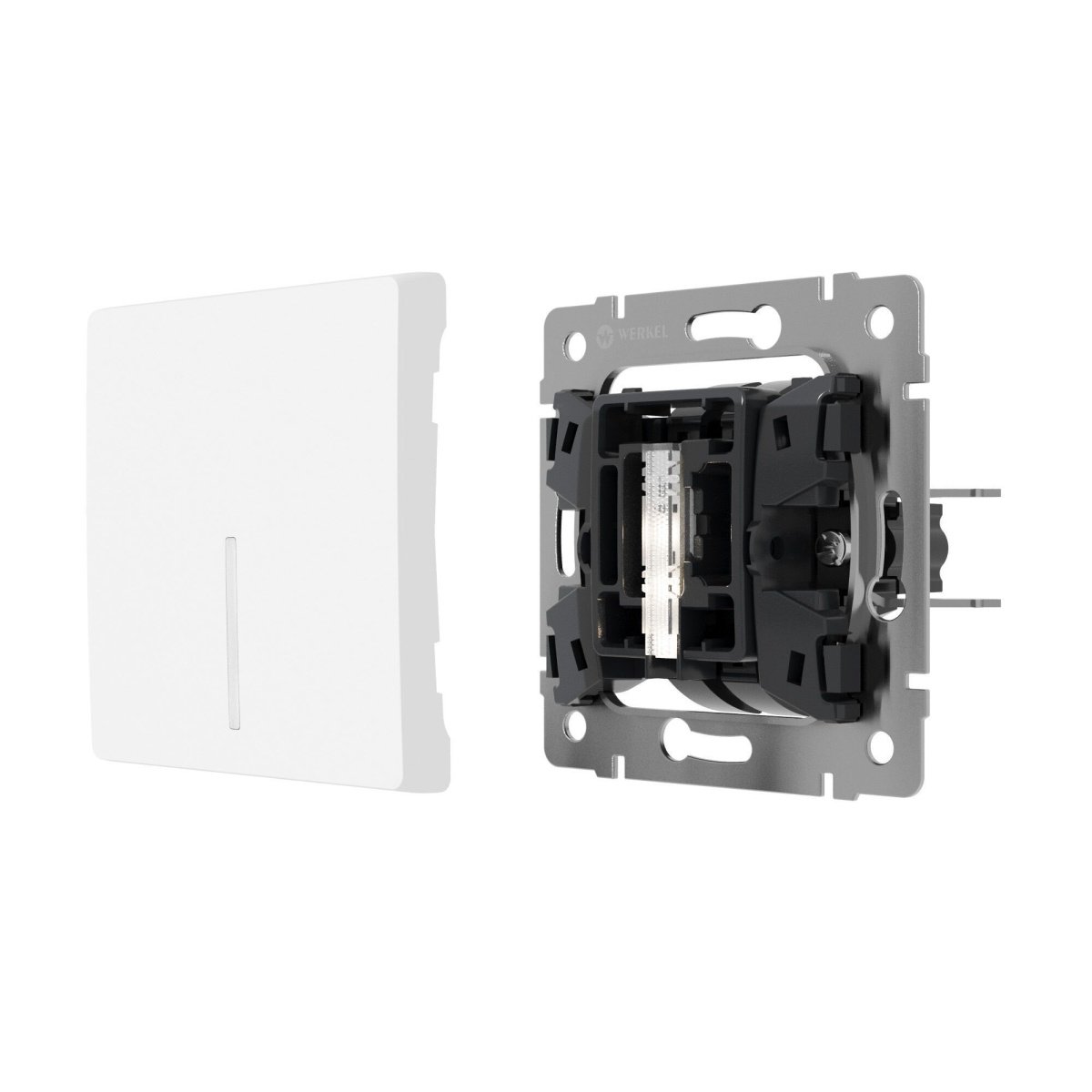 Блок LED подсветки для выключателя W8020101/a069706 белый (10 шт)