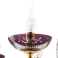 Люстра подвесная Osgona без лампы 697082 BARCATO 8х60W E14 золото/фиолетовый