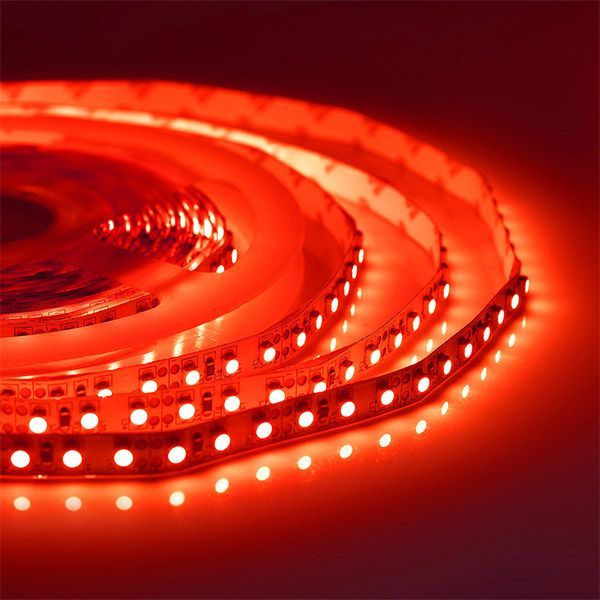 Светодиодная лента Красный 3528 12V  9.6W/m 120Led/метр 00-13 8мм
